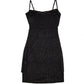 8Apart - Junior Women's Nichole Glitter Stretch Mini Dress
