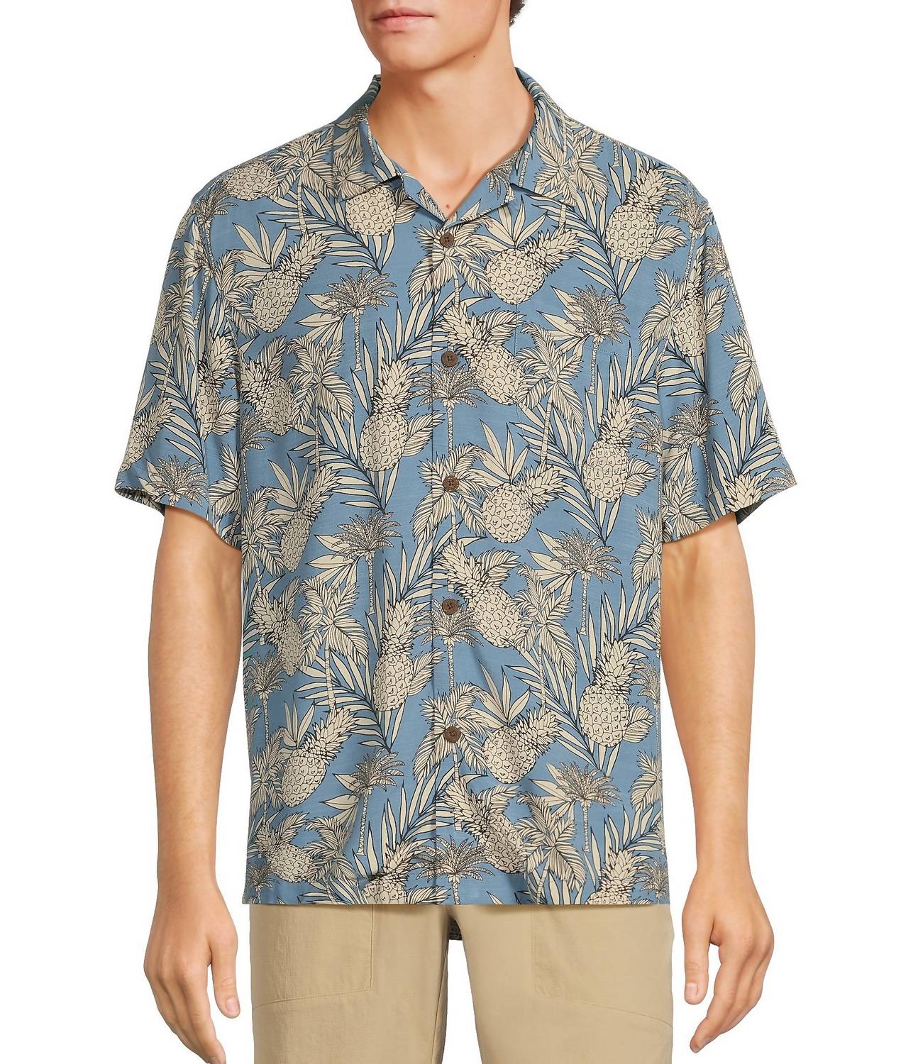 Tommy Bahama - VERACRUZ CAY PINEAPPLE TROPICS SHORT SLEEVE SHIRT