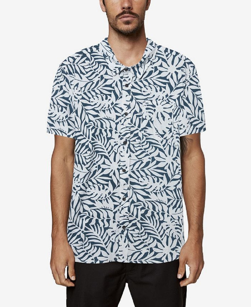 O'Neill Men's Fiji Shirt Blue Size XX-Large