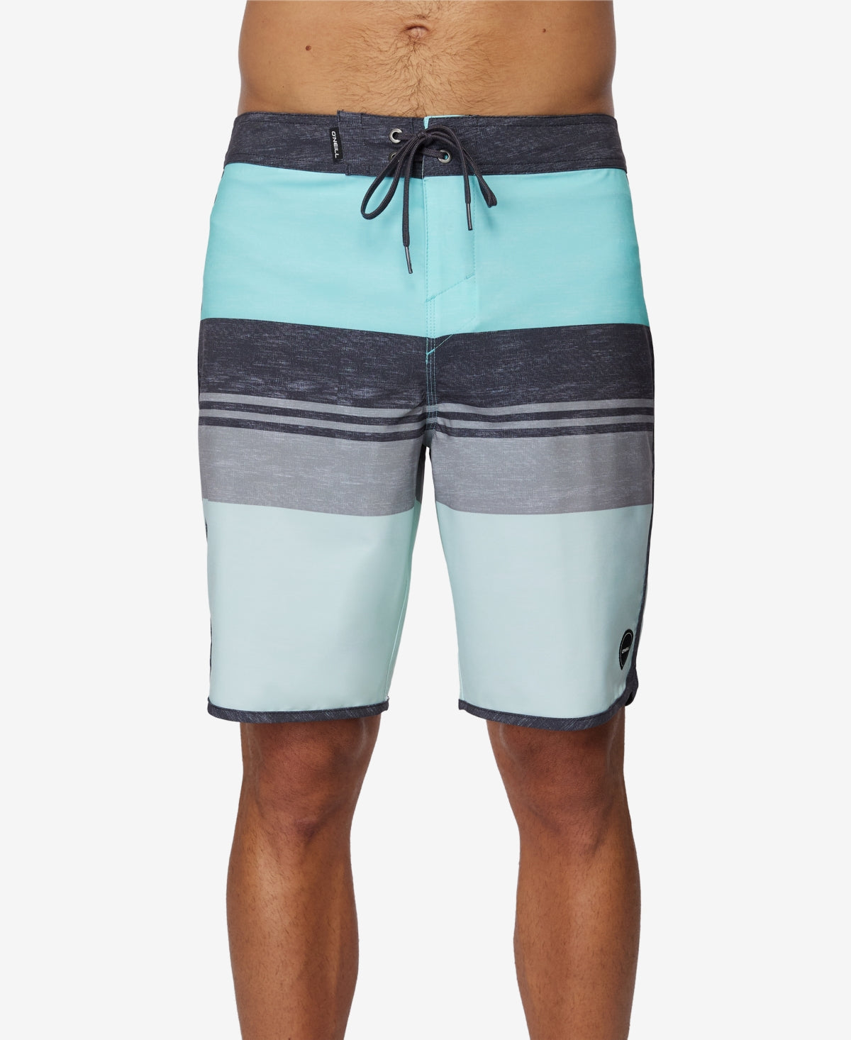 O'Neill Men's Four Square Stripe Board Shorts Blue Size 28