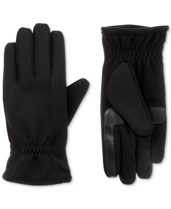 Isotoner Signature Men's Active Gloves Black