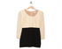 dress-the-population-womens-black-long-sleeve-asymmetrical-dress-size-2