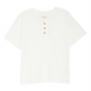 Madewell Parkview Henley Tee in Lighthouse Blue Size Large