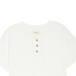 Madewell Parkview Henley Tee in Lighthouse Blue Size Large