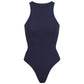 Skims Onyx High Neck Bodysuit, Medium