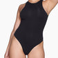 Skims Onyx High Neck Bodysuit, Medium