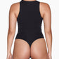 Skims Onyx High Neck Bodysuit, Medium