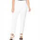 Calvin Klein Women's Pleated Waist Slim Fit Dress Pants White Size 4