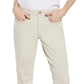 NYDJ Women's Margot Cuffed Ankle Straight Leg Girlfriend Jeans Brown Size 18