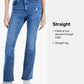 NYDJ Women's Straight Leg Ankle Jeans Brown Size 8