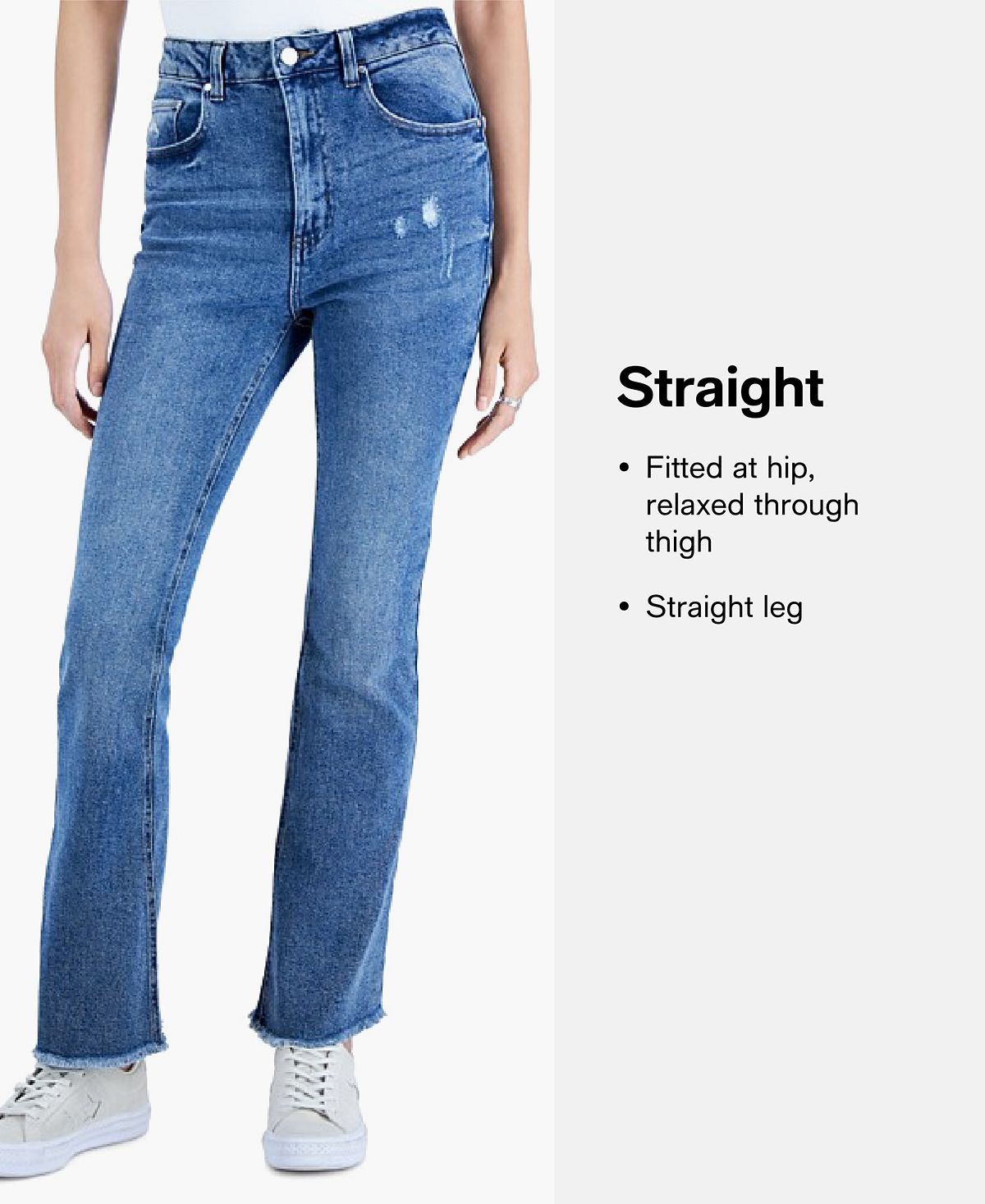 NYDJ Women's Straight Leg Ankle Jeans Brown Size 8