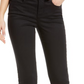Nydj Aubrey Crop Slim Straight Leg Jeans In Black Size 00