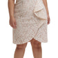 Vince Camuto Women's Ruffle Trim Lace Dress White Size 18W