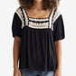 lucky-brand-womens-crochet-square-neck-cotton-knit-top-black-size-small