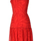 Taylor Women's Printed One Shoulder Maxi Dress Red Size 6