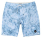 RVCA Men's Tie Dye Floral Board Shorts Blue Size 29