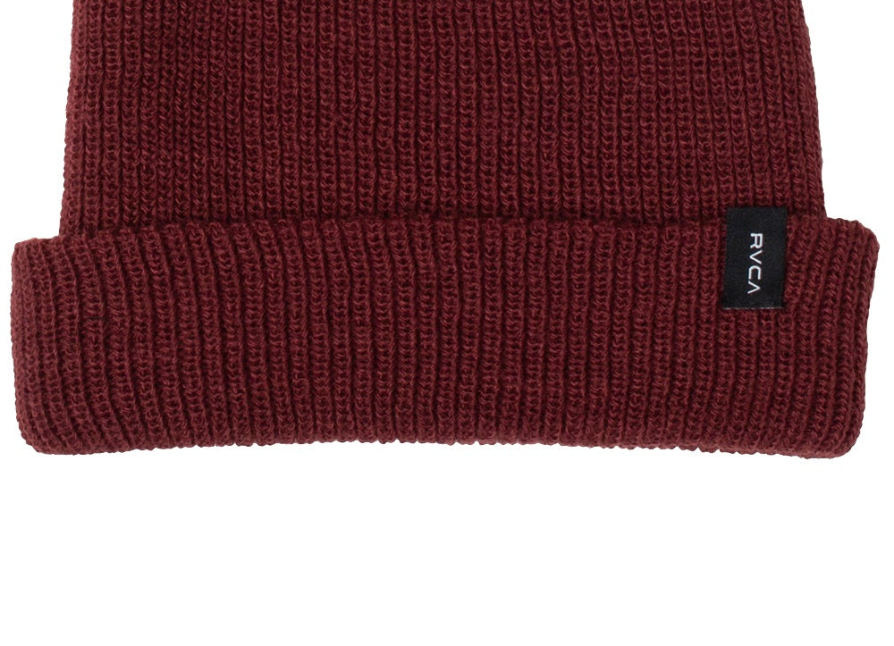 RVCA Men's Dayshift Beanie Red Size Regular