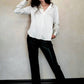 Lblc The Label - Annie V Neck Blouse