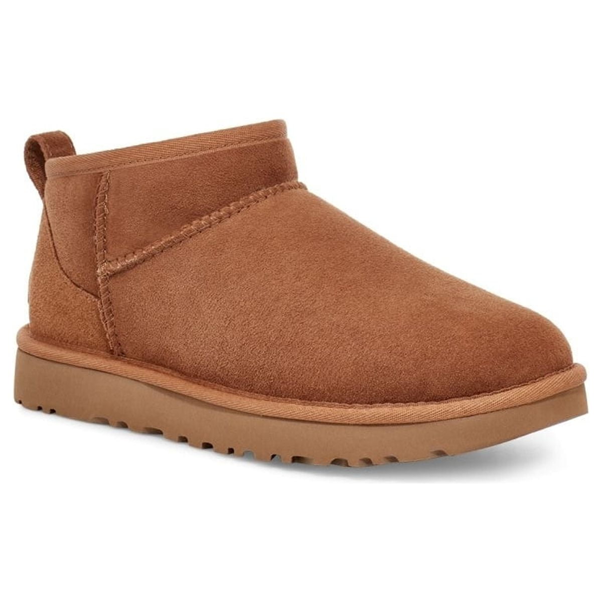 Ugg Classic Ultra Mini Booties for Women - Size 8 in Chestnut Brown