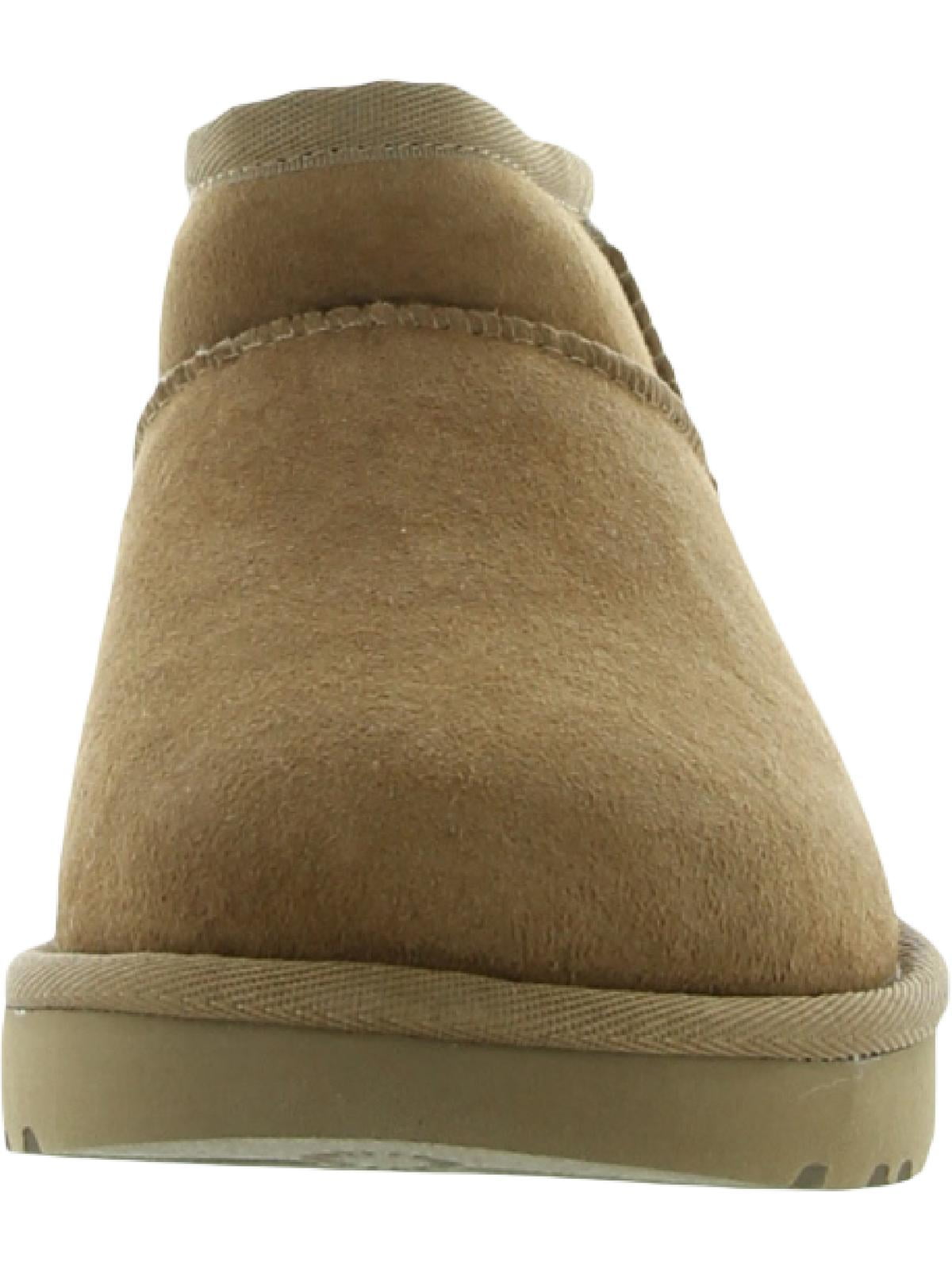 Ugg Classic Ultra Mini Booties for Women - Size 8 in Chestnut Brown
