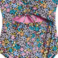 Hobie Kids' Dainty Cutout One-Piece Swimsuit In Black Size 14