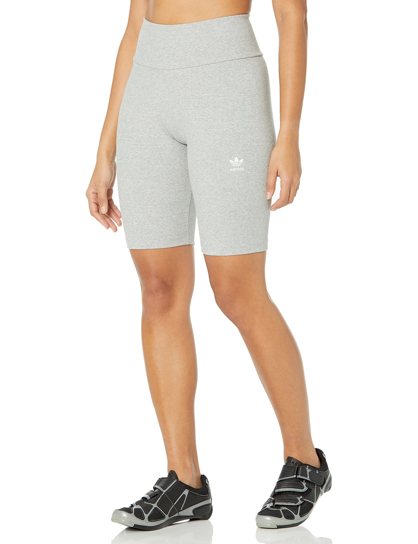 adidas Originals Women's Medium Grey Bike Shorts Size Medium