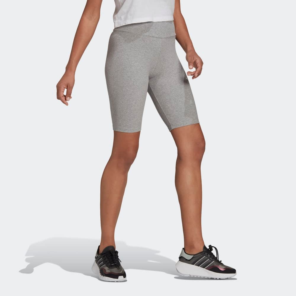 adidas Originals Women's Medium Grey Bike Shorts Size Medium