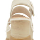 Sorel Women's Black Joanie III Strappy Wedge Sandals Size 8
