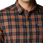 Columbia Men's Vapor Ridge Iii Long Sleeve Shirt Brown Size XX-Large