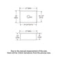Rectangular Deep Single Bowl Kitchen Sink With Dual Mount Installation