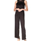 Michael Kors Women's Feather Trim Jumpsuit Black Size 6