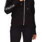 Michael Kors Women's Logo Stripe Zipper Hoodie Black Size Petite X-Small