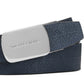 Michael Kors Men's Logo Reversible Leather Belt Blue Size 32