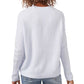Vince Camuto Women's Center Seam Crewneck Sweater Blue Size Medium