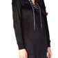 Michael Kors Women's Velour Tunic Dress Black Size X-Large