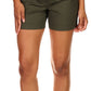 Michael Kors Women's Stretch Twill Shorts Green Size 6