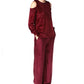 Michael Kors Women's Velour Cold Shoulder Sweatshirt Red Size X-Large