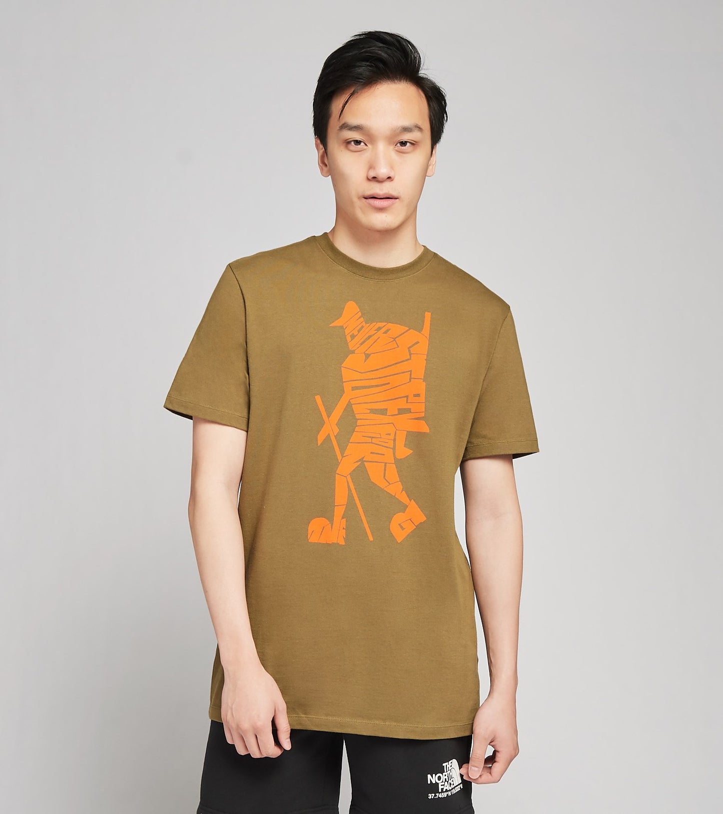 The North Face Men's Short Sleeve Tee Green Size XX-Large