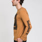 Timberland Men's Long Sleeve Stack Logo Tee Brown Size Small