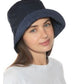 Jenni Women's Reversible Pin Dot Bucket Hat Blue Size Regular