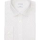 Calvin Klein Men's Steel Regular-Fit Allover Print Performance Stretch Dress Shirt Pink Size 18.5X34-35