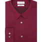 Calvin Klein Men's Slim Fit Non Iron Stain Shield Solid Dress Shirt Red Size 17X32X33