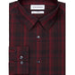 Calvin Klein Men's Slim-Fit Non-Iron Stretch Performance Dress Shirt Red Size 15X32-33