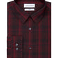 Calvin Klein Men's Slim-Fit Non-Iron Stretch Performance Dress Shirt Red Size 15X32-33