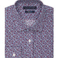 Tommy Hilfiger Men's Th Flex Cool Athletic Fit Dress Shirt Red Size 17.5X32X33
