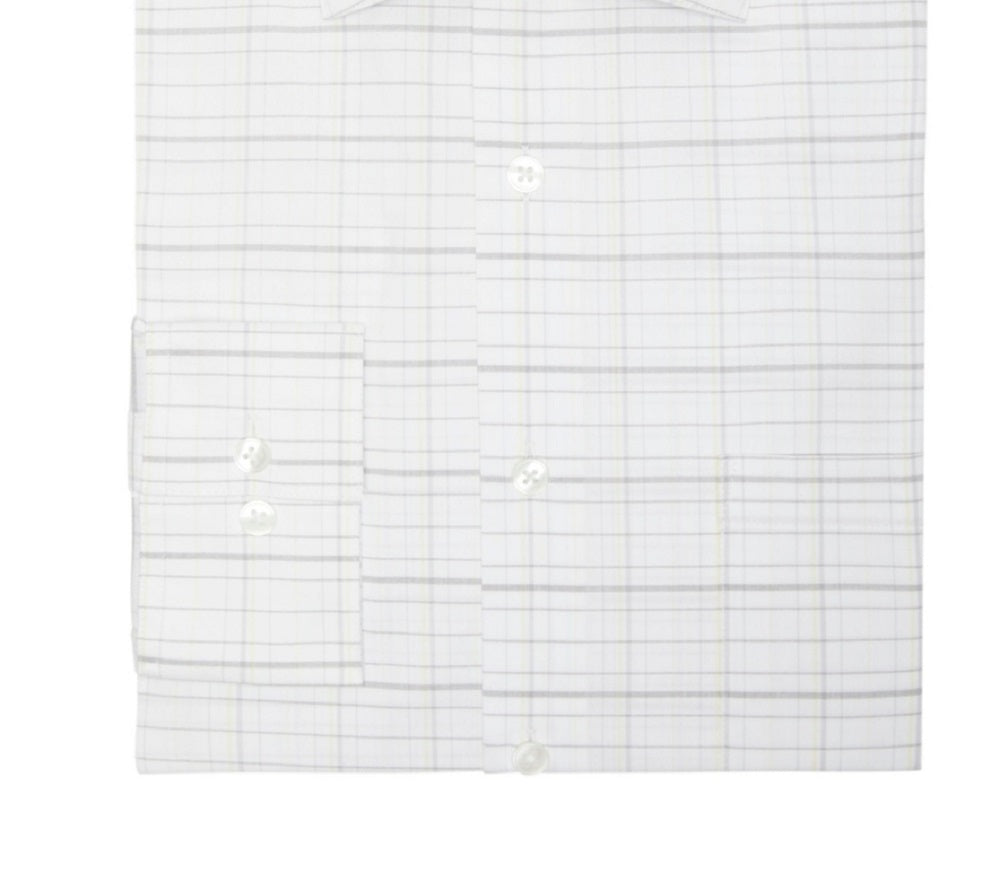 Van Heusen Men's Stain Shield Regular Fit Dress Shirt White Size 16-16.5/32-33 L