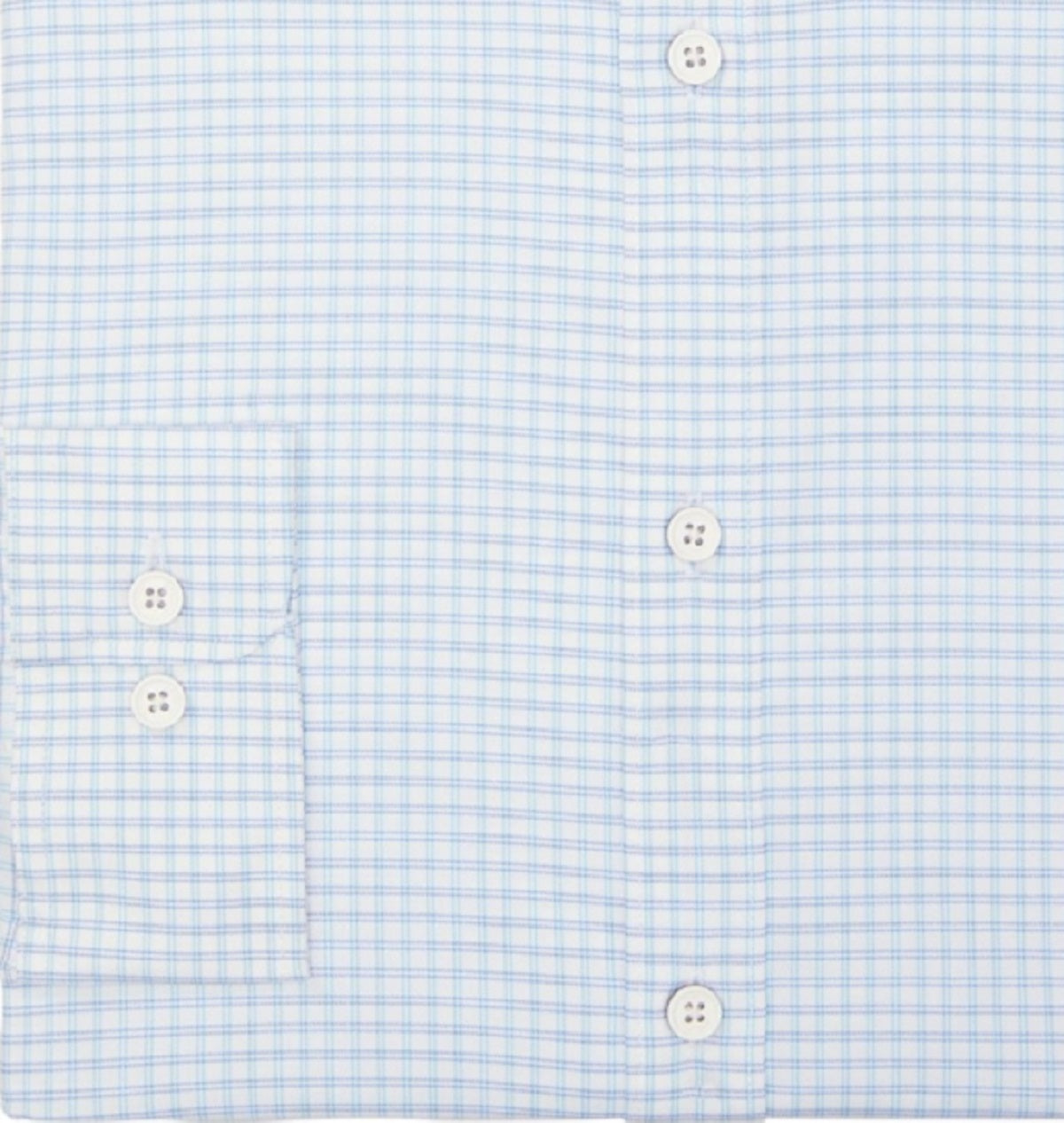 Tommy Hilfiger Men's No Tuck Slim Fit Stretch Dress Shirt Blue Size Large