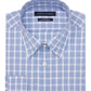 Tommy Hilfiger Men's Th Tech No Tuck Slim Fit Stretch Dress Shirt Purple Size Medium