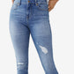 True Religion Women's Jennie High Rise Curvy Skinny Jeans Blue Size 32