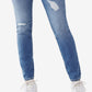 True Religion Women's Jennie High Rise Curvy Skinny Jeans Blue Size 32